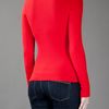Tory Burch Ribbed Cardigan in Red - Lyst