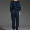 Trina Turk San Salvador Feather Jumper in Blue (navy) - Lyst