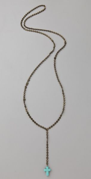 Vanessa Mooney Dominga Turquoise Necklace in Blue (turquoise) - Lyst
