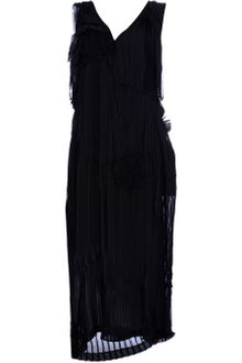 Yohji Yamamoto Pleated Dress - Lyst
