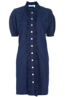 Yves Saint Laurent Ruffle Detail Dress - Lyst
