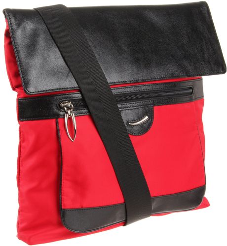 Tusk Gotham Gloss Messenger Bag in Red - Lyst