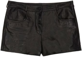  Lambskin Leather Shorts 