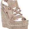 Balenciaga Wedge Sandal in Gray (grey) - Lyst