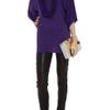 Cut25 Cowl Neck Batwing Jersey Top in Purple - Lyst