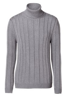 Hugo The Swutilo Open Grey Turtleneck Pullover - Lyst