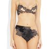 La Perla Laceappliquéd Stretchmesh Underwired Bra in Black (nude) - Lyst