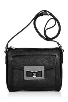 Marc By Marc Jacobs Black Leather Crossbody Bag - Lyst