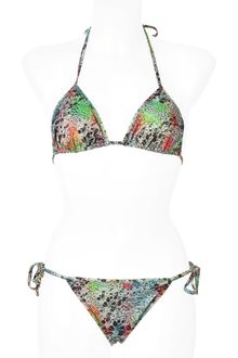 Matthew Williamson Escape Padded Triangle Bikini with Print - Lyst