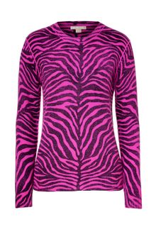 Michael Kors Neon Pink Cashmere Sweater - Lyst