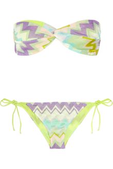 Missoni Danimarca Crochet-knit Bandeau Bikini - Lyst