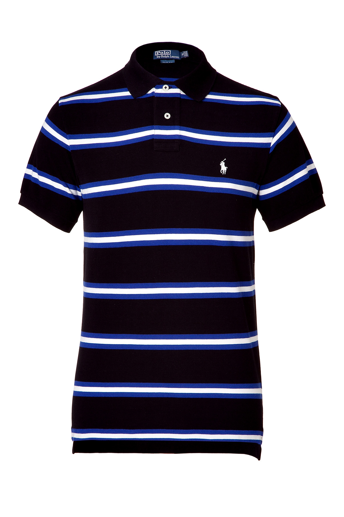 Polo Ralph Lauren Black Multi Mesh Fancy Polo Shirt in Blue for Men