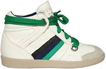 60mm Leather High Top Sneakers 