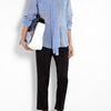 3.1 Phillip Lim Fur Print Silk Shirt in Blue (denim) - Lyst