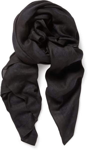 Alexander Mcqueen Skullemblem Woolblend Scarf in Gray for Men - Lyst