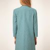 Asos Collection Asos Zig Zag Coat in Blue (greenivory) - Lyst