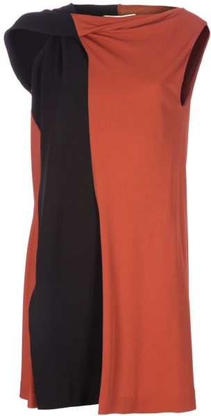 Balenciaga Colour Block Dress - Lyst