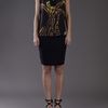 Proenza Schouler Tie Back Print Top in Black - Lyst