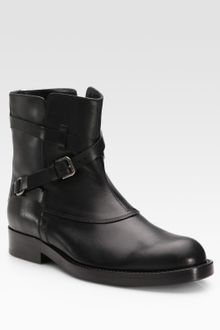 Ralph Lauren Buckled Ankle Boots - Lyst