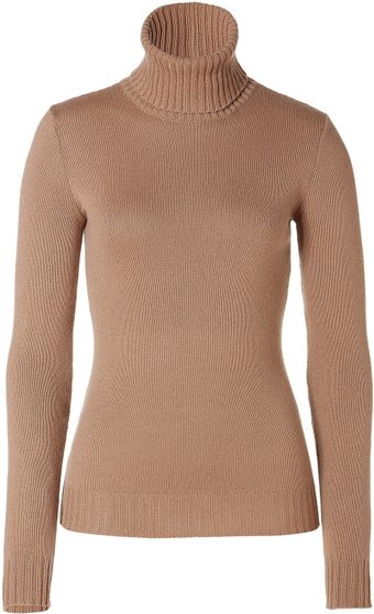  Camel Turtle Neck Pullover 
