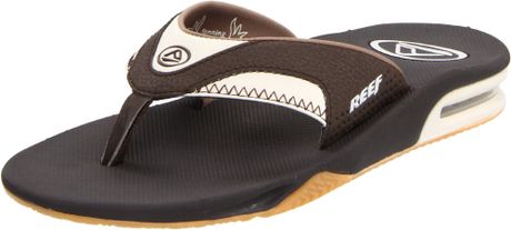 Reef Mens Fanning Flip Flop in Brown for Men (dark brownvapor) | Lyst