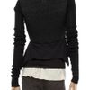 Rick Owens StretchWeave And StructuredMesh Jacket in Black - Lyst