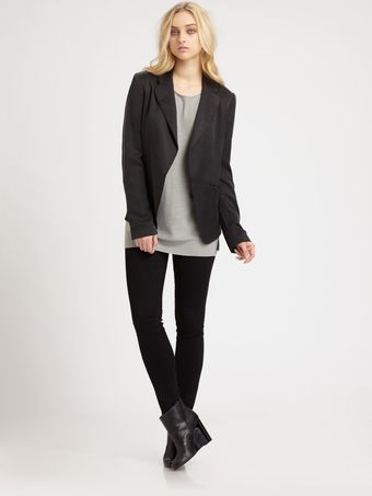 Lightweight Silk Blazer 
