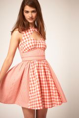 ASOS Collection Summer Dress In Gingham Check