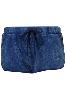 Topshop Acid Jersey Runner Shorts - Lyst