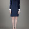 Valentino Vintage Polka Dot Dress in Blue - Lyst