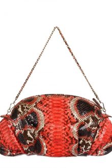 Zagliani New Greta Pyton Shoulder Bag - Lyst