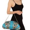 Zagliani New Greta Pyton Shoulder Bag in Blue (turquoise) - Lyst