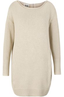 Acne Stone Shore Cotton Oversized Knit - Lyst