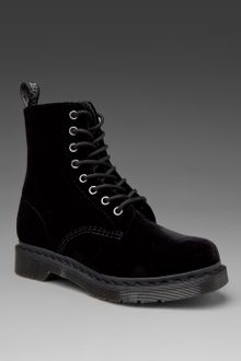 Dr. Martens Page Velvet Boot - Lyst