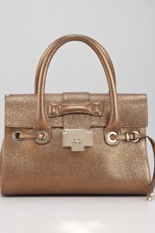 Jimmy Choo Glitter Rosalie Satchel - Lyst