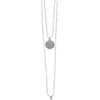Michael Kors Exclusive Pave Disc and Pave Fireball Necklace Set, Silver in Silver (one size) - Lyst