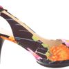 Nine West Womens Sharina Platform Sandal in Multicolor (black combo fabric) - Lyst
