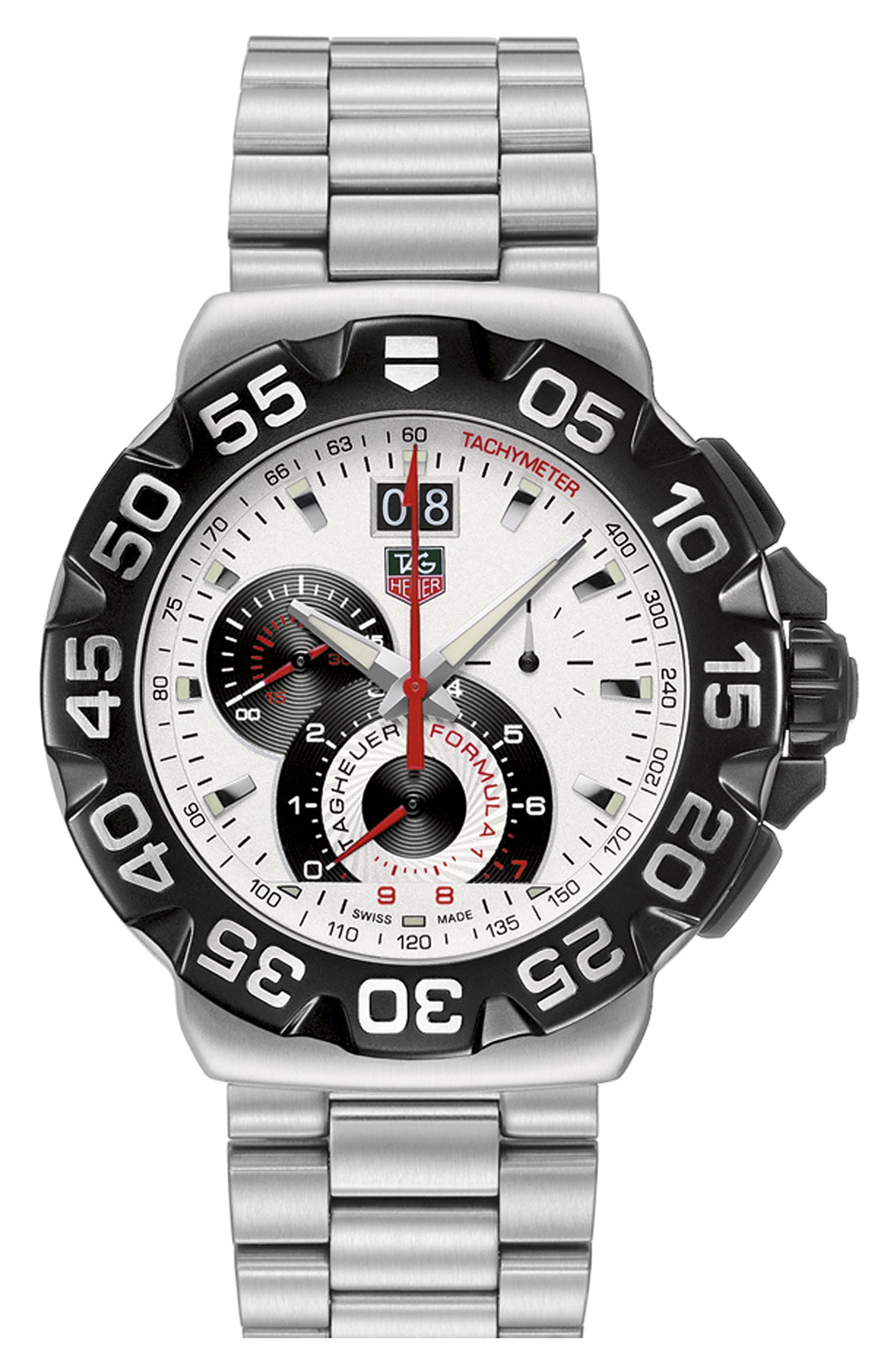 tag heuer formula 1 silver and gold