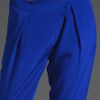 Tibi Silk Pleated Pant in Blue - Lyst