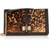 Christian Louboutin Sweet Charity Calf Hair And Leather Clutch in Animal (leopard) - Lyst