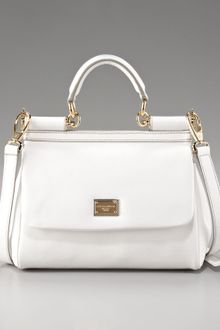 Dolce & Gabbana Small Miss Sicily Leather Handbag - Lyst