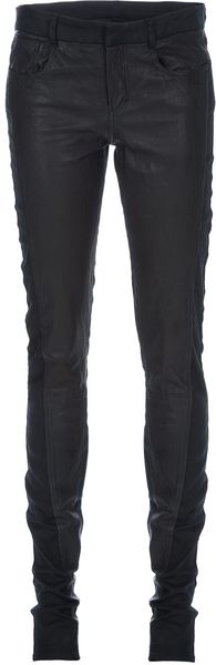  Leather Panel Trouser 