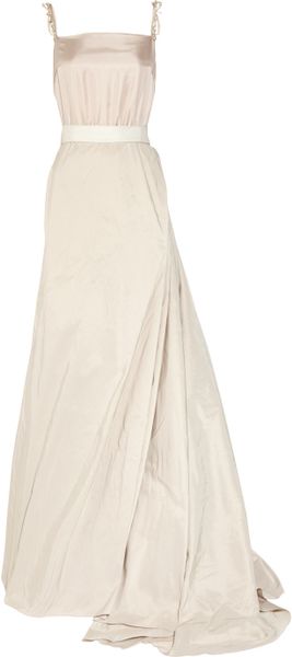 Lanvin Taffeta and Silk Gown - Lyst