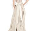 Lanvin Taffeta and Silk Gown in Pink (blush) - Lyst