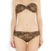 Lanvin Sequinprint Metallic Bandeau Bikini in Gold (bronze) - Lyst