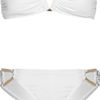 Michael Kors Triangleembellished Bandeau Bikini in White - Lyst