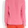 Sonia By Sonia Rykiel Twotone Silk Crepe De Chine Shirt in Pink - Lyst