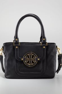 Tory Burch Amanda Mini Satchel, Black - Lyst