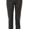 3.1 Phillip Lim Cropped Skinny Leather Pants in Black - Lyst