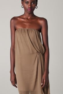 Alice + Olivia Twist Strapless Dress - Lyst